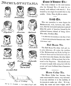 1818 Necktie (Cravat) Advertisement