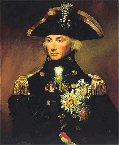 British Navy Admiral Lord Horation Nelson