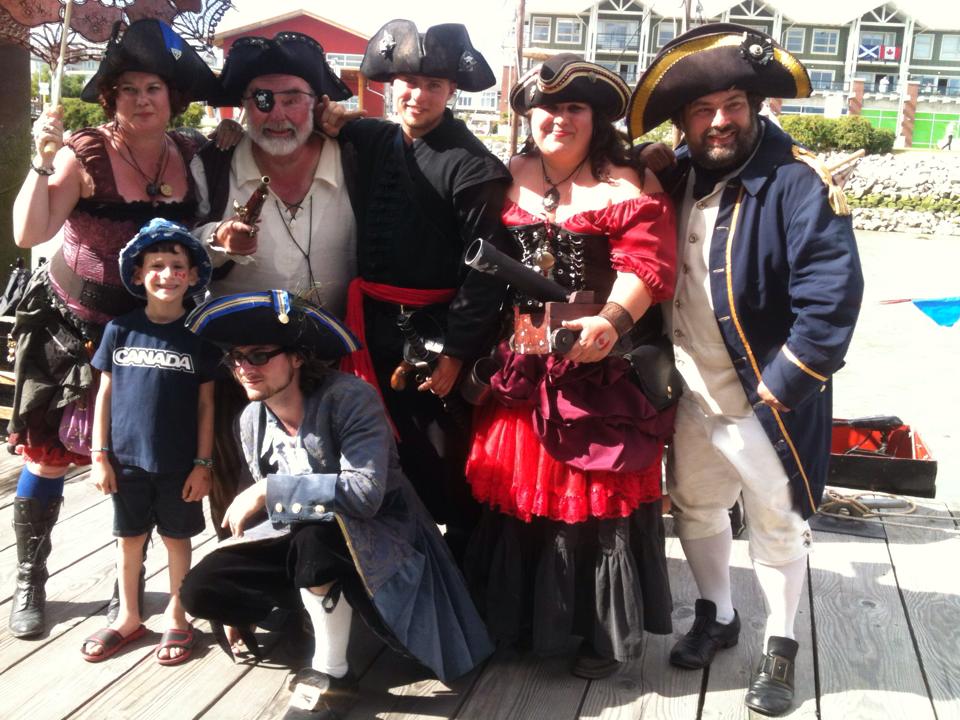 Shady Isle Pirates Entertain at Dock