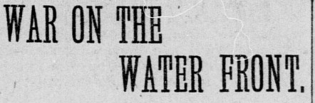 War On The Water - Headline 1895